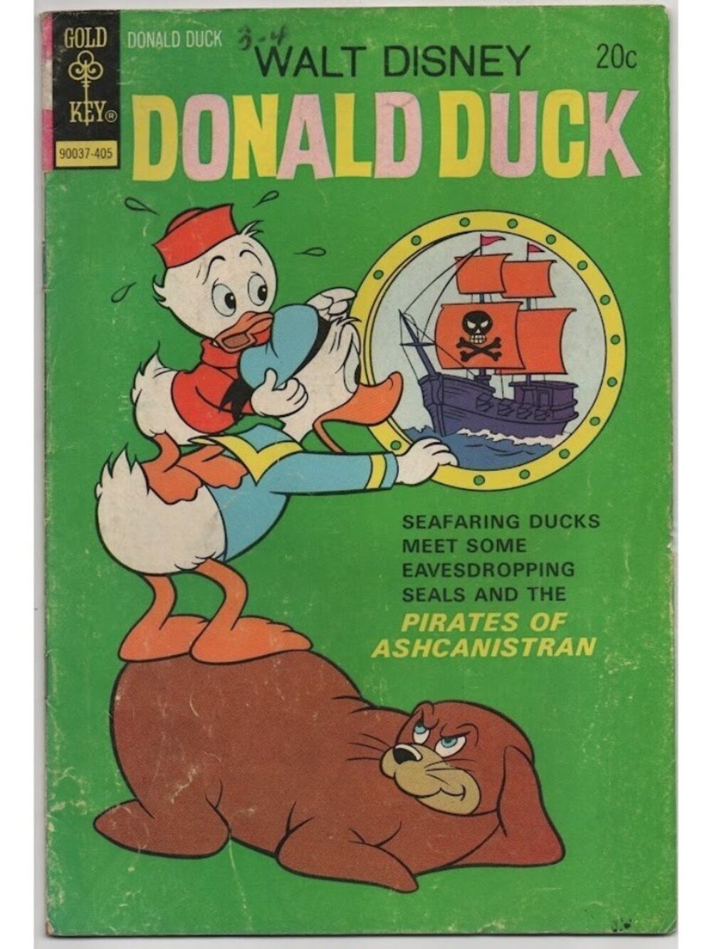 Donald Duck 156 Gold Key Comics 1974 VG+ 4.5 Disney